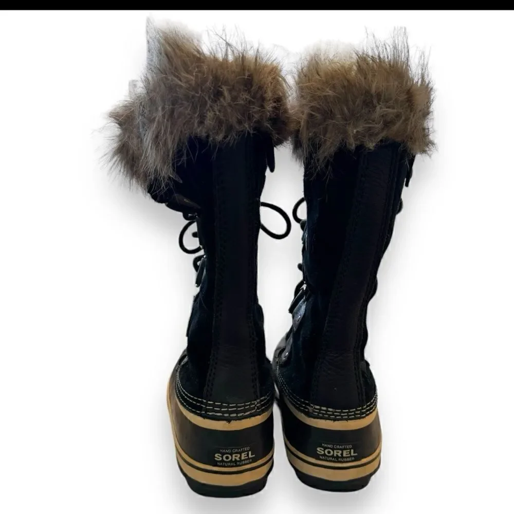 Sorel Joan of Arctic Tall Boots Black and Quarry